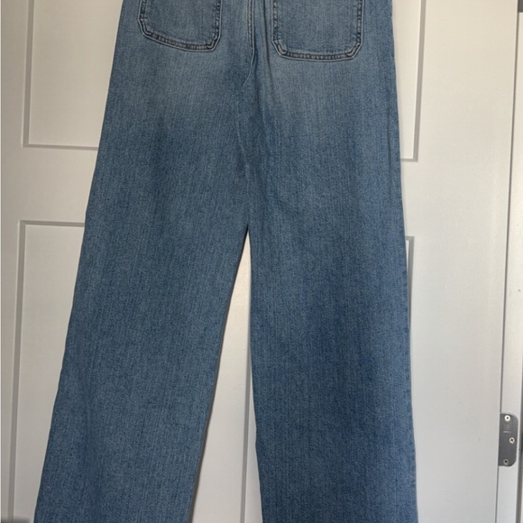 New Favorite Daughter The Mischa Raw Hem Super High Waste Wide Leg Jeans - Picture 10 of 10